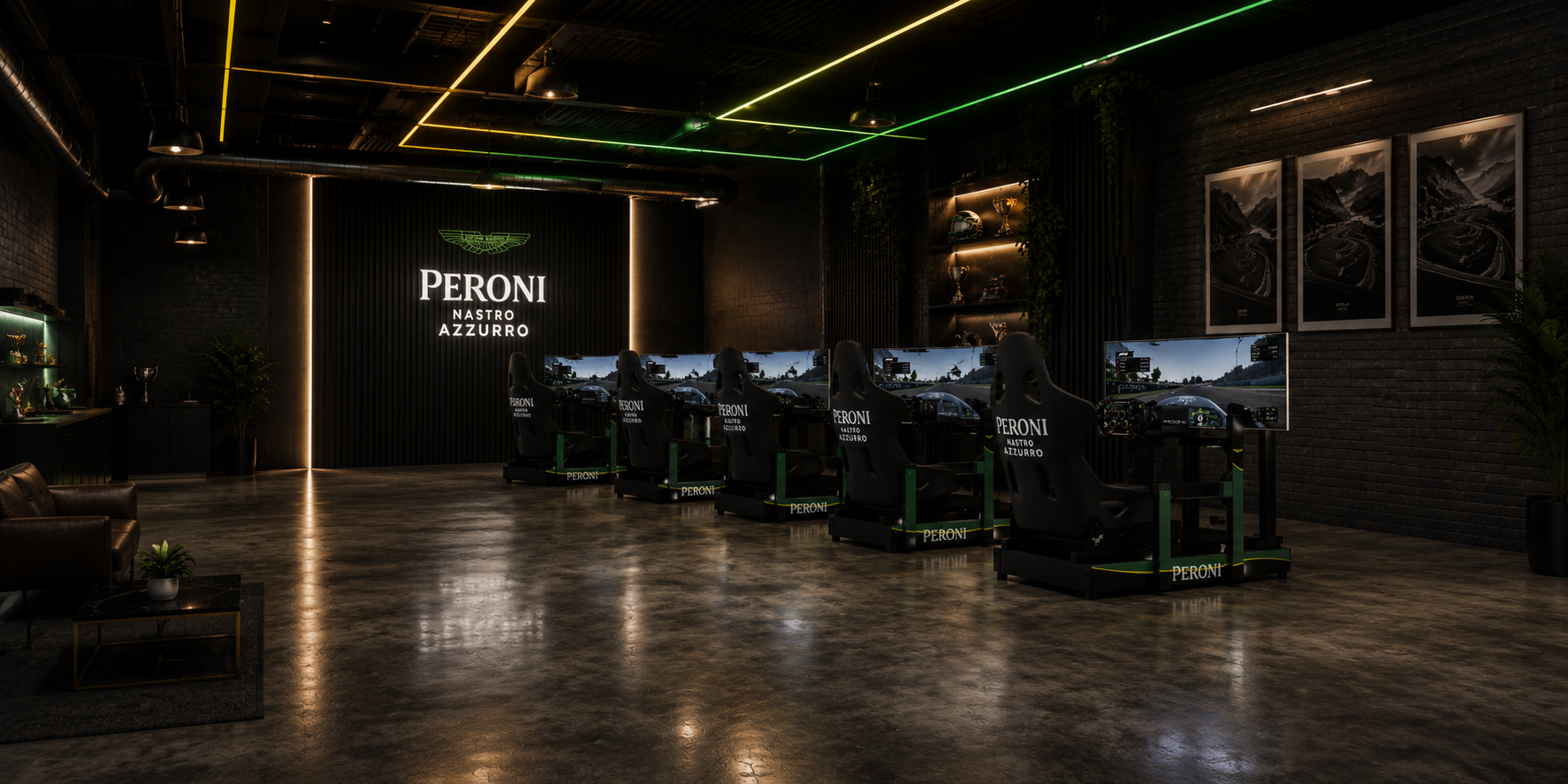 Peroni and Aston Martin F1 Simulator Rental