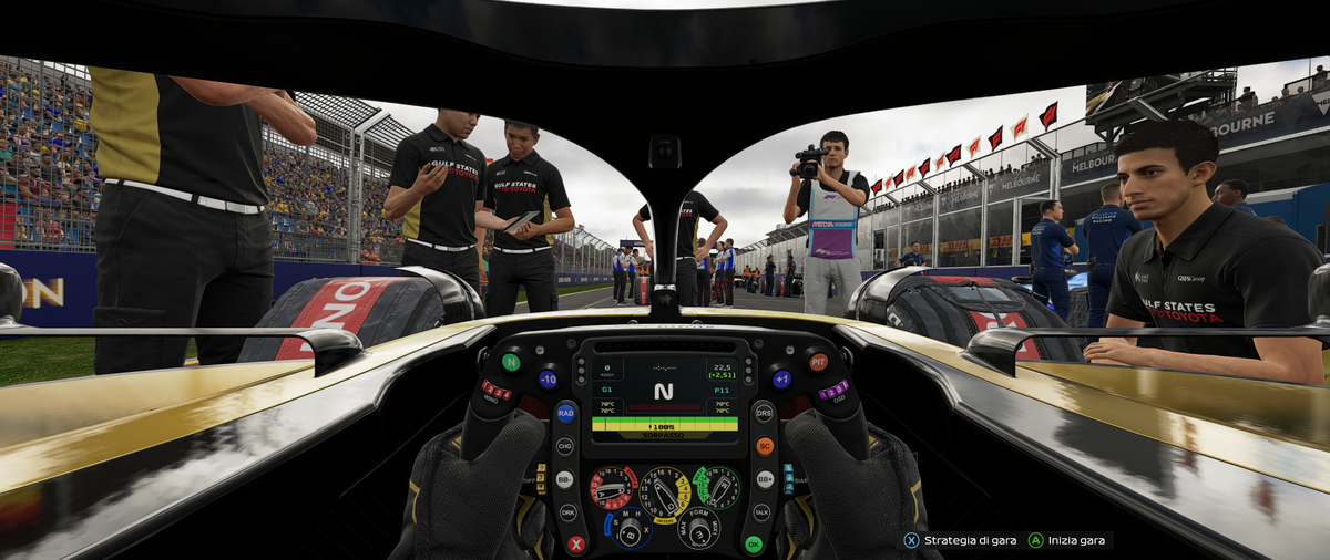 Customizable F1 Game Toyota